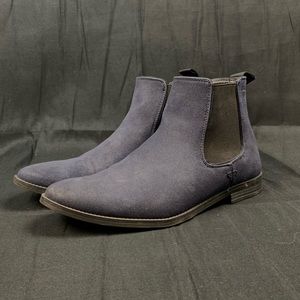 GUESS Blue suede Chelsea boot